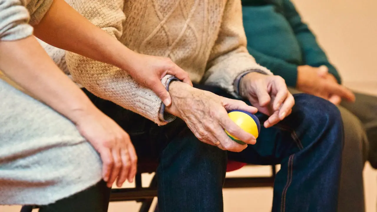 caregiver and patient